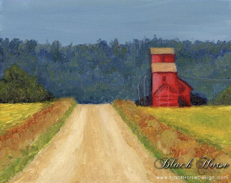 Prairie Oil Painting by Sheri Gordon